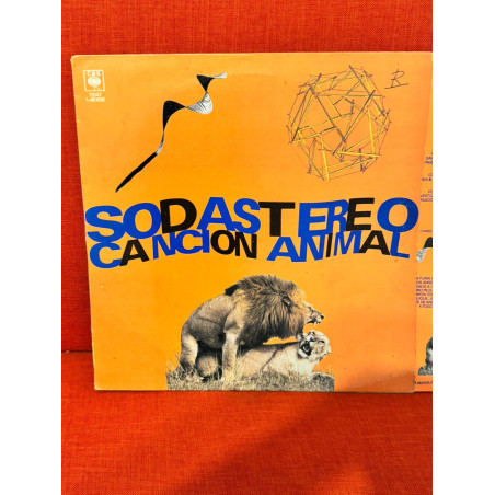 Soda Stereo Canción Animal Lp Soda Stereo Cancion Animal Vinilo Original 1990 Insert