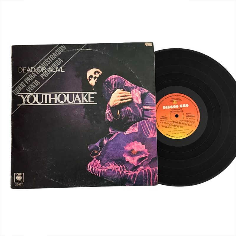 Dead Or Alive - Youthquake - Nm- Vinilo Synth-pop Promo