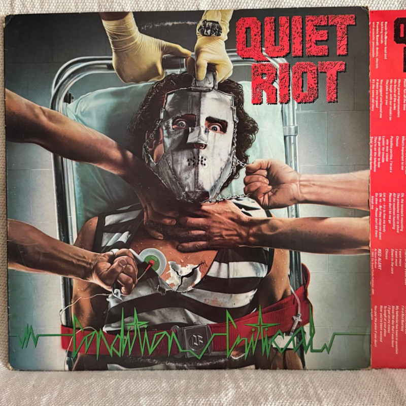 Quiet Riot Condition Critical  Original Usa 1984 Exc