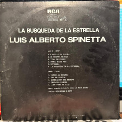 Luis Alberto Spinetta La Busqueda De La Estrella 72 Vinilo