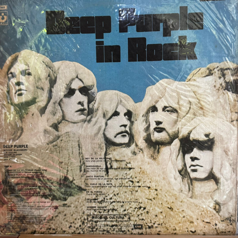 Deep Purple - In Rock Lp Orig Argentina 1971