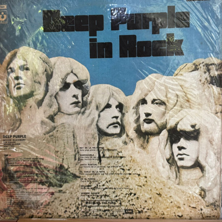 Deep Purple - In Rock Lp Orig Argentina 1971