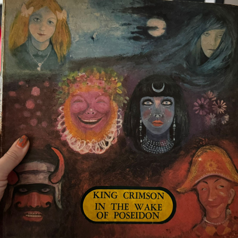King Crimson In The Wake Of Poseidon 1977 Lp Exc