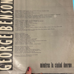 George Benson - Mientras La Cuidad Duerme Lp Exc
